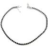 Gioielleria Bucci BRACCIALE TENNIS UOMO IN ORO BIANCO 18KT CON ZIRCONI NERI - Oro bianco