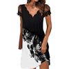 Cocila Offerta del Giorno Vestito Corto Elegante Raso Vestiti Anni 80 Donna Eleganti Morbido Abito Cerimonia Civile Gonne Lunghe Premaman