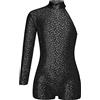 iEFiEL Body da Ballo Latino Monospalla con Paillettes Bambina Body Danza Classica Costume di Danza Moderna Bodysuit da Spettacolo Nero 15-16 Anni