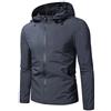Generico Giacca Invernale Uomo Impermeabile con Cappuccio Calda Giacca da Pioggia Leggera Moto Softshell Arrampicata Abbigliamento Trekking Giacca a Vento Multitasche da Montagna Winter Jacket Men Offerta