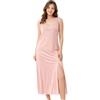 MAGIC DREAM Camicia da Notte Donna Bamboo Elasticizzato con Pizzo art 9017 - L/XL, Rosa