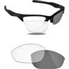 Fiskr Lenti polarizzate di ricambio compatibili con occhiali da sole Oakley Half Jacket 2.0 OO9144, resistenti agli urti e vestibilità perfetta, Fotocromatico da chiaro a grigio, Taglia unica