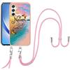 SNCLET Galaxy A25 5G Case con Collana,Bumper per Samsung A25 5G Custodia con Regolabile Laccio Tracolla TPU Edges Antiurto Anti Scratch Custodia Protettiva Case per Samsung Galaxy A25 5G,Never Stop Dreaming