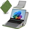 Smatree MS89T custodia rigida in EVA con supporto per 16 pollici Samsung Galaxy Book5/4/3 Pro, per Samsung GalaxyBook4/5/3 Pro 360, per Galaxy Book4 Edge/Book4 Ultra/Book3 Ultra custodia,verde