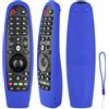 CTRLBETTER Custodia Telecomando in Silicone Compatibile Con LG AKB75855501 AN-MR20GA AN-MR650A AKB75075301 AN-MR600 AN-MR650 AN-MR18BA AN-MR19BA TV Telecomando Copertura Protettiva Antiurto Con un Cordino(Blu)