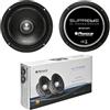 Generico KIT SET PER PHONOCAR 02786 2 altoparlanti mid-woofer da 16,5 cm 165 mm 6,5, 80 watt rms 160 watt max, impedenza 3,5 ohm, 91,5 db spl, porte, per auto, a coppia