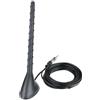 Superbat Antenna radio AM FM per autoradio, universale, con base di montaggio, cavo di prolunga da 5 m, per auto, camion, barca, ricevitore stereo
