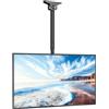 Rfiver Staffa per TV da soffitto regolabile e girevole per TV da 32-65, rotazione a 360°, supporto per TV fino a 40 kg, VESA max 400 x 400 mm