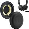 OXDASW Cuscinetti di ricambio per cuffie Jabra Elite 45H wireless, cuscinetti di ricambio per Jabra Evolve2 65, in morbida pelle proteica (nero)