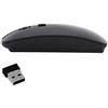 ADHG Mouse Wireless Ultra Sottile con Ricevitore USB Mouse Cordless Super Sottile Portatile Adatto per PC Notebook Desktop Laptop Computer Desktop 10m 2.4G
