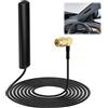 Wriligel Antenna DAB + per parabrezza, antenna universale DAB con cavo da 3 metri e angolo in metallo, per autoradio FM AM Tuner compatibile con Pioneer Alpine Clarion Sony