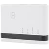 XUMIUZIY Server Stampa Wireless con 4 Porte USB, Multi Modalità (Cavo/WiFi 2.4G/Autonomo), Gestione Web, LAN 100Mbps, Plug and Play (white)