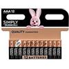 Duracell Simply - Batterie AAA (confezione da 12)