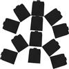 Cabilock Custodia per CD in Cartone Nero 12 Pezzi, Porta CD e Dvd Resistente Design Compatto, Organizer Multifunzionale per Biglietti di Nozze e Documenti, Protezione Sicura e Trasporto
