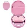 TUNYINSH Custodia rigida per cuffie Apple Airpods Max, custodia portatile per cuffie con tasche in rete per accessori per cuffie (rosa-2)