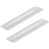 Belnotelt Confezione da 2 mensole decorative per termosifone, copertura superiore in ferro per riporre e asciugare i vestiti, rack senza trapano con ganci, organizer salvaspazio per la casa, bianco o nero