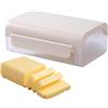 yakermur Burriere - Moderno Conservazione della Freschezza con Coltello | Supporto di Stoccaggio per Burro da bancone con coperchio, per Preparazione e Cottura Alimenti Camping-Car Domestic