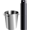 NEOUZA Tazza dosatrice per caffè espresso in polvere per macinino macchina da caffè (spray nero da 58 mm), Funnel Cup 51 54 58mm