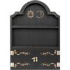 SiaBiced Supporto per Mensola in Legno Antico, Versatile Organizer Galleggiante per L'uso in Appartamento, Sole Luna