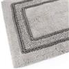 PHP Tappeto Bagno Melissa 50x80 in Cotone con Antiscivolo e Bordo in CINIGLIA (Perla)