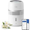 PHILIPS HU4210 - Umidificatore Ambiente d'Aria Ultrasonico 3.5 Litri 300 Ml/H Timer Bianco