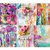 Craft Kreatively Carta di riso rosa con fiori 3D, 21 x 27 cm, per decoupage, per mobili, tecnica mista, biglietti e artigianato, per decoupage CRAFT KREATIVELY