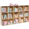 Susoso - Libreria a 3 livelli, per soggiorno, studio, camera da letto, ufficio (30 x 90 x 150 cm)