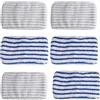 NUIXQKMRR 6 Panni In Microfibra Di Ricambio, Compatibili Con Rowenta, Accessorio For Aspirapolvere Clean&Steam ZR005801, Lavabili E Riutilizzabili.