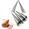 Hotaden 12pcs in acciaio inox a spirale Cuocere croissant Stampi conico tubo Cono Rullo Stampi dessert del biscotto cottura della cucina Strumenti per cucina