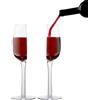 Generico 2 Pezzi Mezzo Bicchiere Di Vino, Mezza Di Vino A Stelo Lungo, Divertente Trasparente, Bicchieri Riutilizzabili Per Champagne, Bicchieri Multiuso Per Cocktail, Whisky