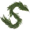 Generico Ghirlanda di pino Norfolk Real Touch, ghirlanda di Natale artificiale verde, ghirlan-da di pino finto per esterni, ghirlan-da lunga di verde finto per ca-mino, finestra, decorazione per interni