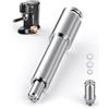 MOWETOO Ugello del Vapore for Coffee Machine - Inossidabile Steam Nozzle per Espresso Machine DeLonghi Dedica EC685 ed EC680, Punta con 1 o 3 Fori
