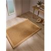 benuta Pure Zerbino Greta - Beige 40 x 60 cm - 100% sisal - rettangolare e in stile: bordatura, tinta unita, Natural Living, Scandi Living - facile da pulire per soggiorno, camera da letto, corridoio
