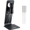 NEOUZA Strumento WDT con supporto magnetico e angolo regolabile/gamma, 6+6 aghi di ricambio da 0,4 mm, agitatore di distribuzione espresso per caffè senza grumi, acciaio inossidabile 304 e lega di