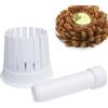 Generic Taglierina per fiori di cipolla, affettatrice per verdure, 10 x 8 x 8 cm, cibo fiorito, gadget da cucina, utensile da taglio riutilizzabile, per cucinare a casa