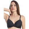 Sassa 24349, Gr. 90D, (Farbe 500 Black) Reggiseno con Ferretto, Oscurante, 6D Donna