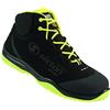 SIXTON Scarpe Antinfortunistiche Alte S3 SRC ESD Microfibra 570gr Puntale Alluminio Ritmo Cuban High SIXTON EN ISO 20345:2011-41, Nero