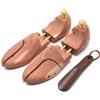 Cycayit Tendiscarpe in Legno di Cedro Regolabile EU 43-44, 1 Paio Forma Scarpe Uomo Donna con Calzascarpe, Tenditore per Scarpe in Pelle, Mocassini e Sneakers