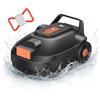 Redkey S200 Robot Piscina Senza Fili, 180 Min Autonomia, Doppi Motori, Doppia Aspirazione, Parcheggio Automatico, Robot Piscine Fuori Terra a Fondo Piatto fino a 100 m²