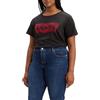 Levi's Plus Size Perfect Tee, T-shirt Donna, Stonewashed Black, 2XL