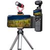 Generic Supporto per cellulare espandibile multiuso per DJI Osmo Pocket3, adattatore di espansione per cellulare, accessorio per filtro