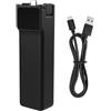 Piceioep Impugnatura portabatteria da 5000 mAh per telecamera PTZ portatile Pocket 4 3 con ricarica rapida Maniglia per batteria estesa con filettatura inferiore da 1/4 pollice