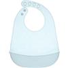 CHICCO (ARTSANA SpA) CHICCO EASY ROLL BIB BAVAGLINO IN SILICONE CON TASCA AZZURRO