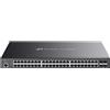 TP-Link Switch Omada L2+ PoE++, 48 porte, 750W, 10Gbps SFP+, montaggio su rack