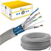 Extralink Cavo di Rete CAT6A F/FTP 50 m Rame 10 Gb/s