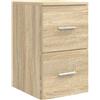vidaXL Armadio Bagno In-between Rovere Sonoma 30 x 35 x 50 cm, Mobile da bagno elegante, arredamento moderno, salvaspazio efficiente, organizer in legno contemporaneo