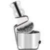 Jrifedptry Set da barba con ciotola per sapone + pennello da barba + supporto, in acciaio inox + kit di pennelli in nylon