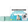 Generico Pulitore per Lavatrice per capelli Di Animali - 12 Pezzi Pastiglie per Pulizia Lavatrice per capelli Animali - Pastiglie Lavaggio per Carica Frontale, Rimuove I Residui Di Capelli, Calcare E Gli Odori