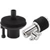 Frefgikty Hi Hat Frizione con base Hi-Hat, Jazz Hi‑Hat Frizione Drum Hi-Hat Stand Post per Hi Hat Cymbal Drum Accessori