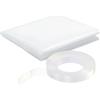 Generico Copertura per Vetro Auto Rotto - Pellicola PVC Trasparente Antiurto | Protezione Finestre con Nastro Biadesivo 78 cm x 1.2 m | per Veicoli Rimorchi Trattori SUV Camper Interno